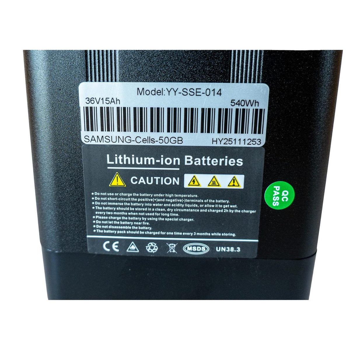 36V 15AH BATTERY